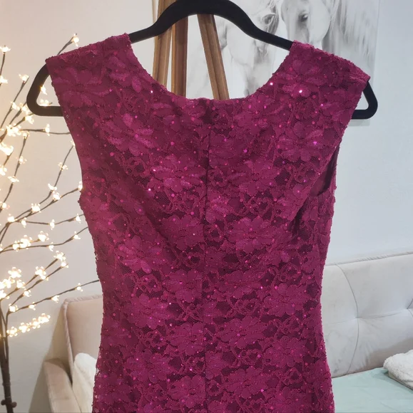 Connected Apparel Sequin Midi Formal Dress - Picture 4 of 4